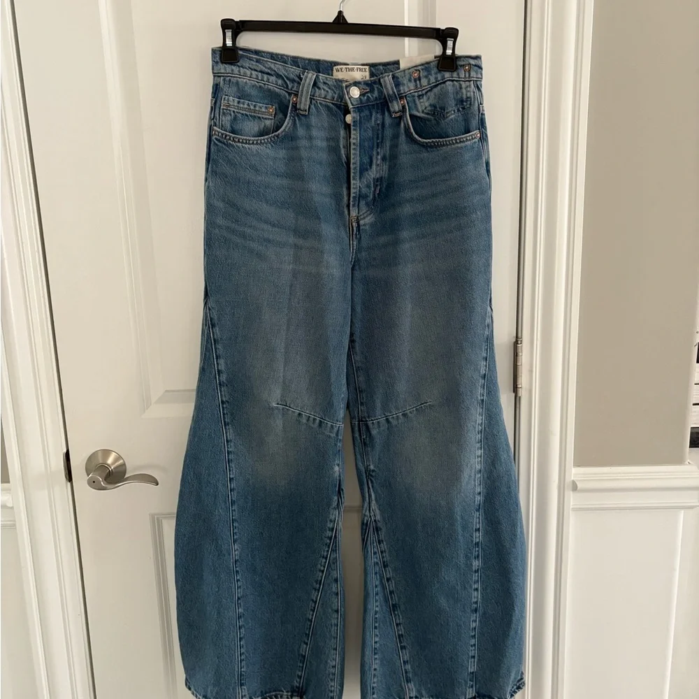 Free People We The Free Eden High Slouchy Jeans - Picture 2 of 6